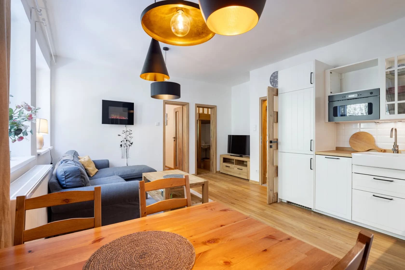 Stylový apartmán po rekonstrukci v srdci Harrachova – investice i druhý domov v jednom!