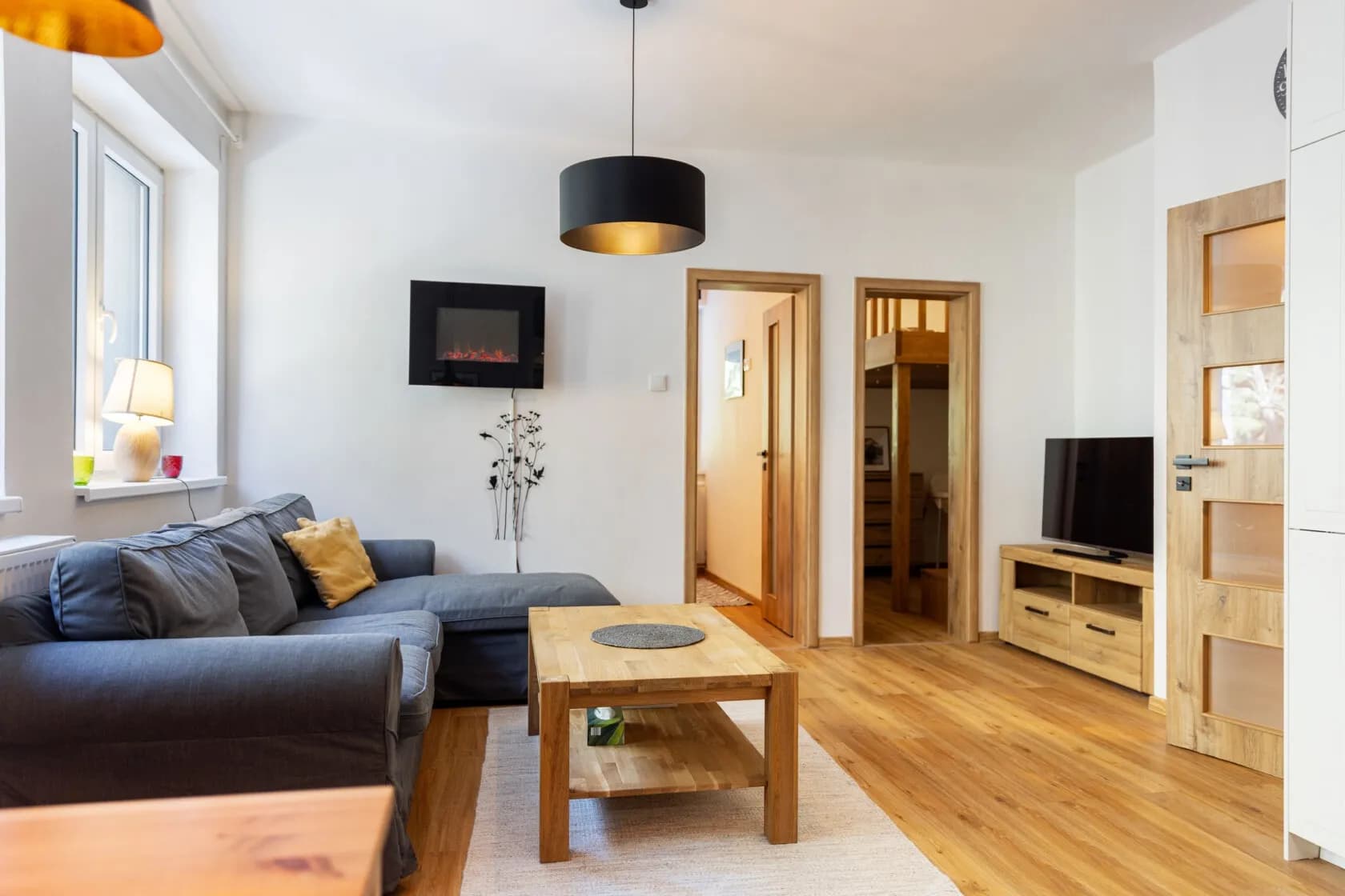 Stylový apartmán po rekonstrukci v srdci Harrachova – investice i druhý domov v jednom!