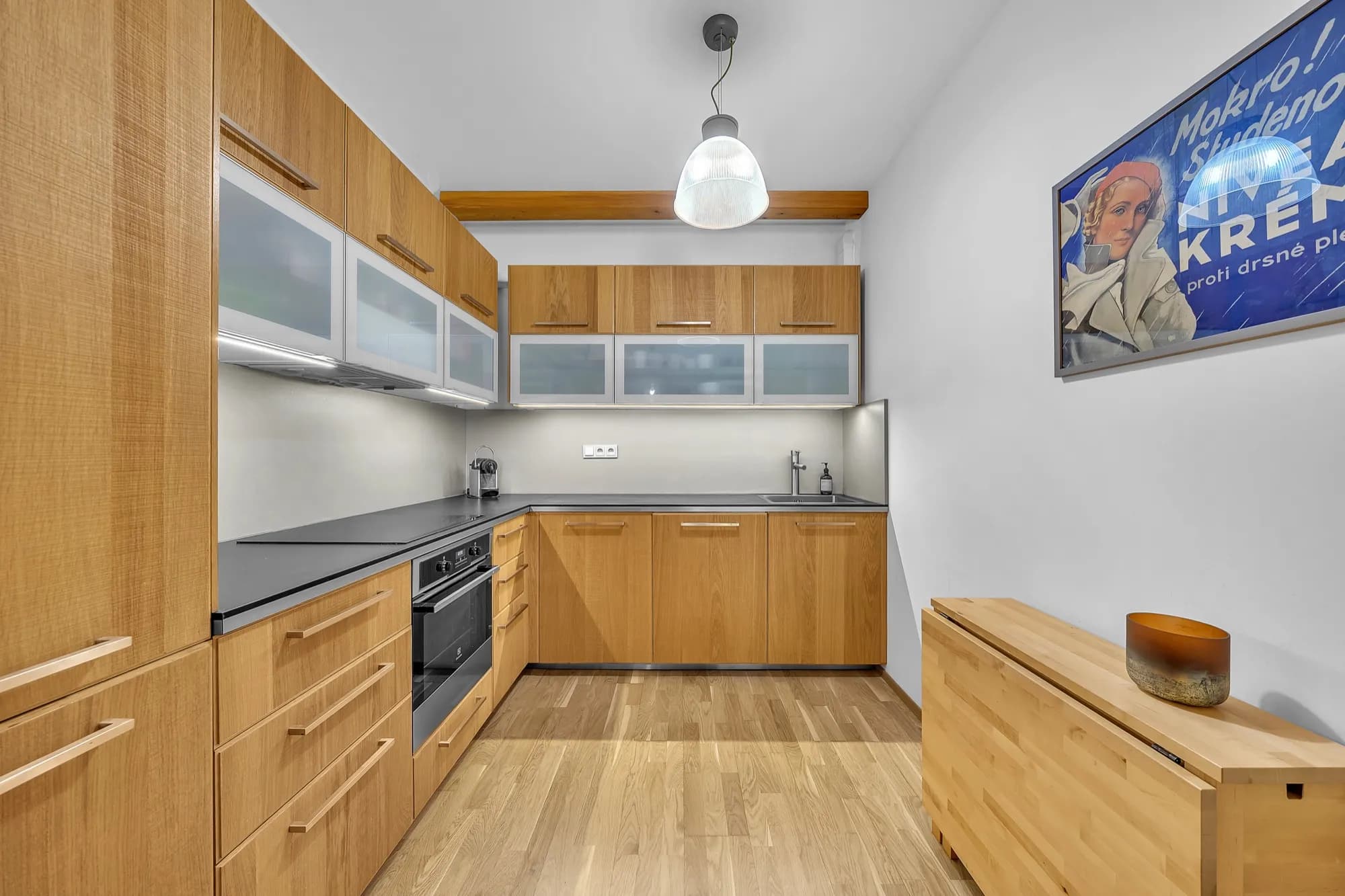 Kuchyň, Horský apartmán ve Špindlerově Mlýně