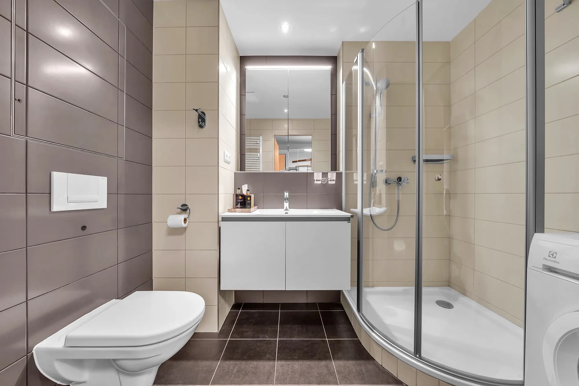 Koupelna, Horský apartmán ve Špindlerově Mlýně
