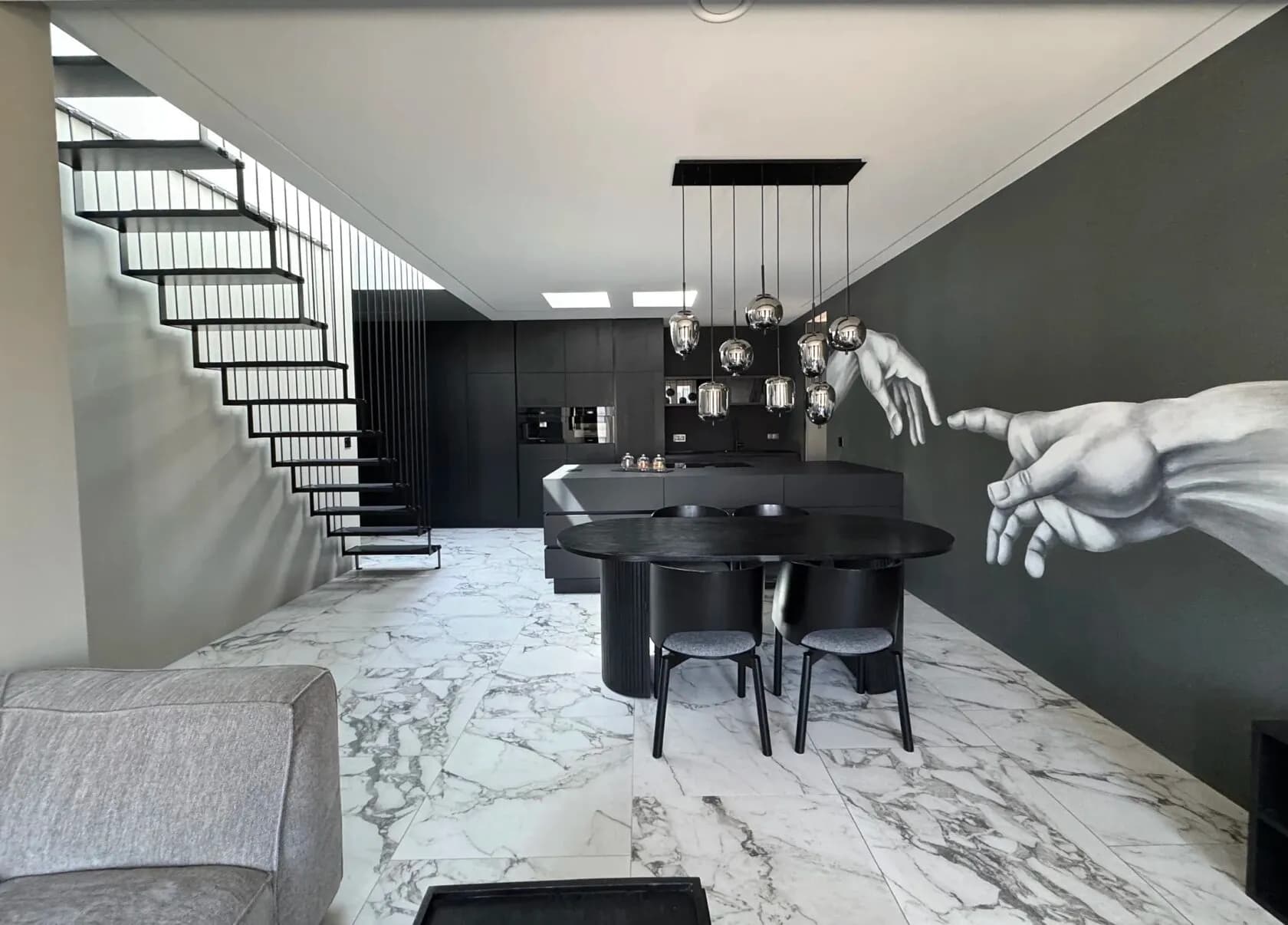 Penthouse s duší Vinohrad a výhledem na Pražský hrad
