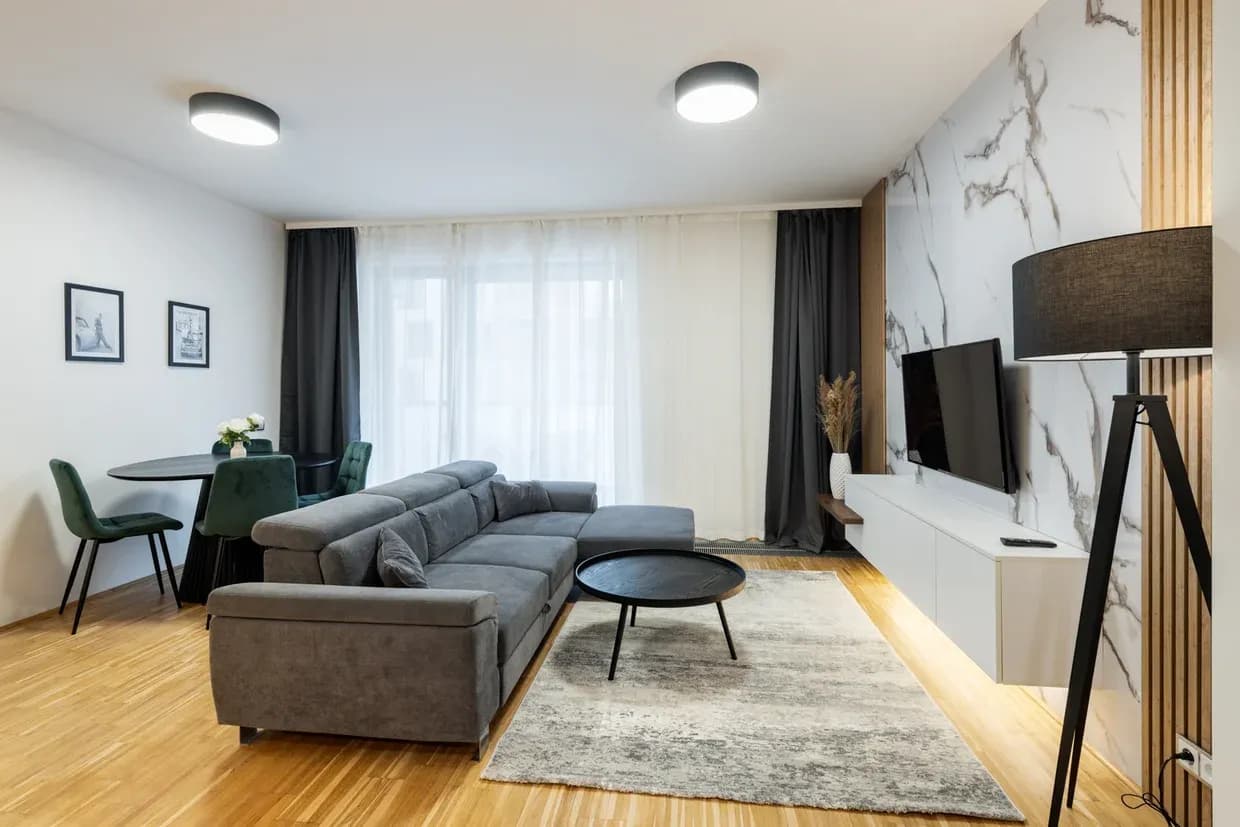 Moderní byt s balkónem a garáží v rezidenci River Diamond