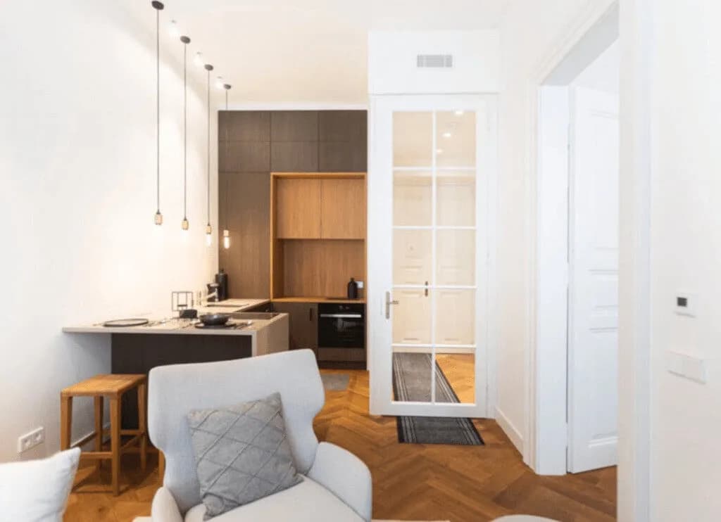 Pronájem designového bytu 2+kk Palác Dlážděná, Praha 1