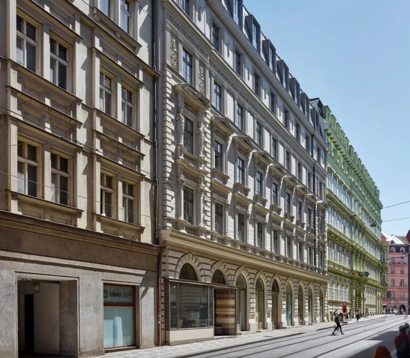 Pronájem designového bytu 2+kk Palác Dlážděná, Praha 1