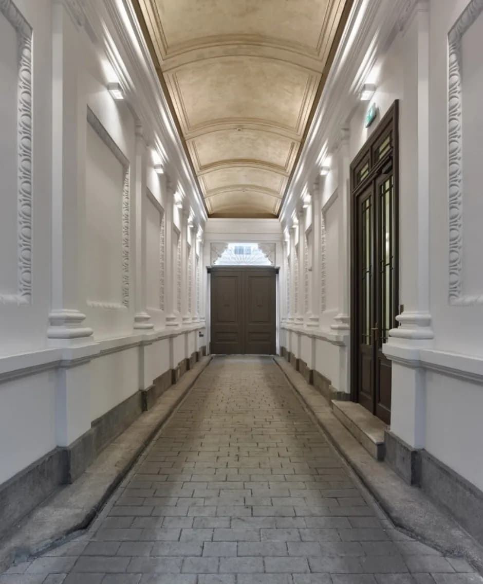 Pronájem exkluzivního bytu 2+kk v rezidenci Palác Dlážděná, Praha 1 – Nové Město