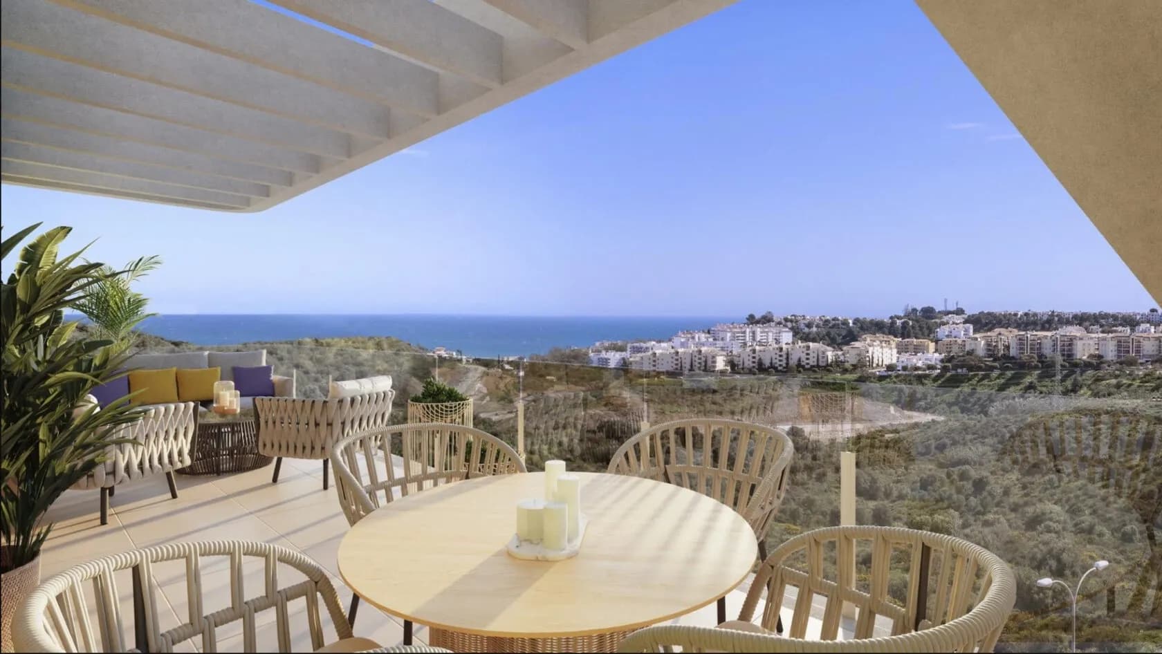 BYTY S VÝHLEDEM NA MOŘE NEBO GOLFOVÉ HŘIŠTĚ NA POBŘEŽÍ COSTA DEL SOL