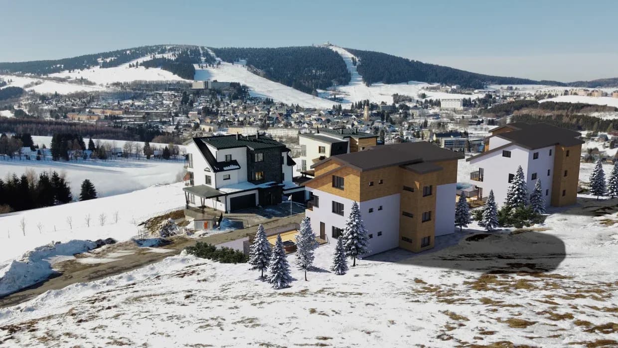 Moderní apartmánové domy a samostatné apartmány na prodej
