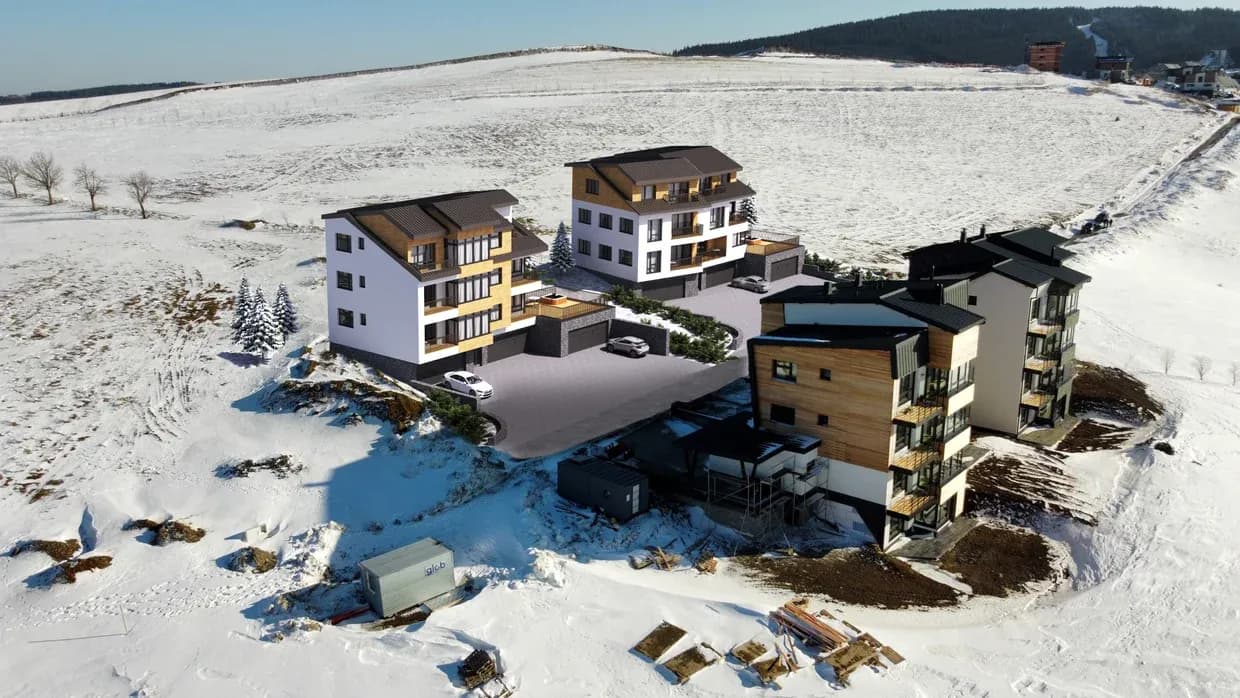 Moderní apartmánové domy a samostatné apartmány na prodej